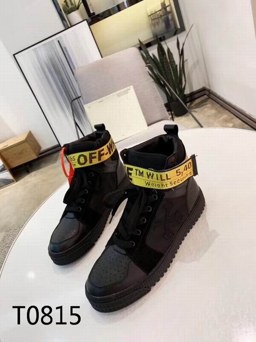 Off White Hi Shoes Wmns ID:201909c177